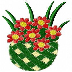 Flowers Embroidery Design 5